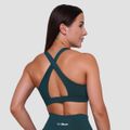 Športová podprsenka Ignite Dark Green - GymBeam, veľkosť L, veľkosť oblečenia L