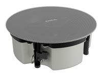 Reproduktor - pre PA systém - 50 watt - 2-cestný - koaxiál (farba mriežky - štruktúrovaná biela)