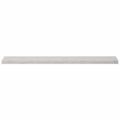 vidaXL Parapetné dosky Mramorová textúra 120 x 35 x 4,5 cm PVC