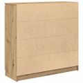 vidaXL Komoda so zásuvkami, 100,5x35x98,5 cm, kompozitné drevo