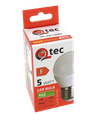 LED žiarovka Qtec 5W G45 E27 2700K