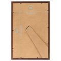 vidaXL Fotorámiky na stenu alebo stôl 3 ks hnedé 42x59,4 cm MDF