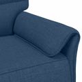 vidaXL Sada pohoviek 2 ks Modrá Látka