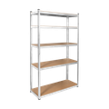 Kovový úložný regál Atos RB-1253 205x120x45cm, 175/875kg, strieborný