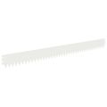 vidaXL Obrubník trávnika 50 ks 103 x 10 cm Oceľ Biela