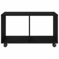 vidaXL Koncový stôl Čierny dub 72 x 33 x 42,5 cm Kompozitné drevo
