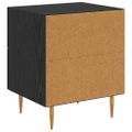 vidaXL Nočný stolík Čierny dub 40 x 35 x 47,5 cm Kompozitné drevo