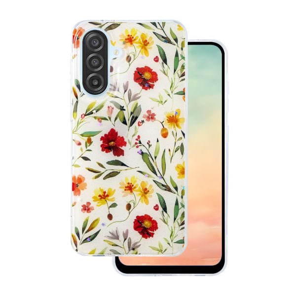 Glow Glam case pre Samsung Galaxy A36 5G / A56 5G biely
