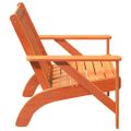 VidaXL záhradné stoličky Adirondack 2 ks Vosk Hnedá Masívne drevo
