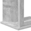 vidaXL Koncový stôl Betónová šedá 35 x 25 x 50 cm Kompozitné drevo