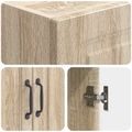 vidaXL Sada skríň 2 ks 33 x 34,5 x 87 cm Kompozitné drevo Dub sonoma