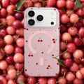 Cherry Mag case for iPhone 17 Pro 6,3" / 18 Pro 6,3" glitter