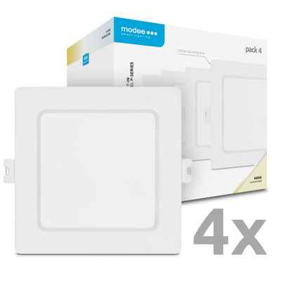 Modee LED Štvorcový LED panel - zapustený 6W 660lm neutrálna biela P4 (ML-LPSB4000K6WPN)