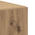 vidaXL Highboard Remeselný dub 50 x 42,5 x 185 cm