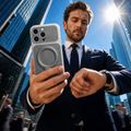 Obal Luxgrip Mag pre iPhone 14 Pro 6,1" sivý