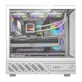 Počítačová skriňa DarkFlash DS950V s displejom (biela) + 6 ventilátorov