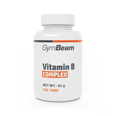 Vitamín B-Komplex - GymBeam, bez príchute, 120 tab.