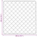 vidaXL Prikrývka na celý rok 200 x 200 cm Žiadne Sivohnedá Priedušná