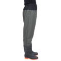 VidaXL Waist Waders s čižmami tmavozelená veľkosť 45