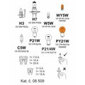 Servisná súprava žiaroviek ŠKODA FABIA I.