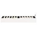 vidaXL Posteľový rám s úložným priestorom Biela 75 x 190 cm