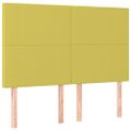 vidaXL Boxspring posteľ s matracom zelená 140x200 cm látka