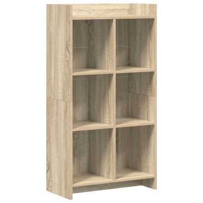 vidaXL Knižnica Dub sonoma 59 x 30 x 111 cm Kompozitné drevo