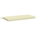 vidaXL Vankúš na lavičku SOEST 100% polyester Krémová 80 x 40 x 5 cm
