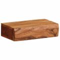 vidaXL Nástenné police 2 ks 30x17x8 cm, akáciový masív