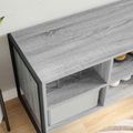 vidaXL Skriňa na topánky 60 x 35 x 44 cm Kompozitné drevo Sivý Sonoma