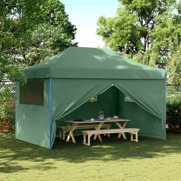vidaXL Párty stan Zelená 292 x 440 x 315 cm Oxfordská látka