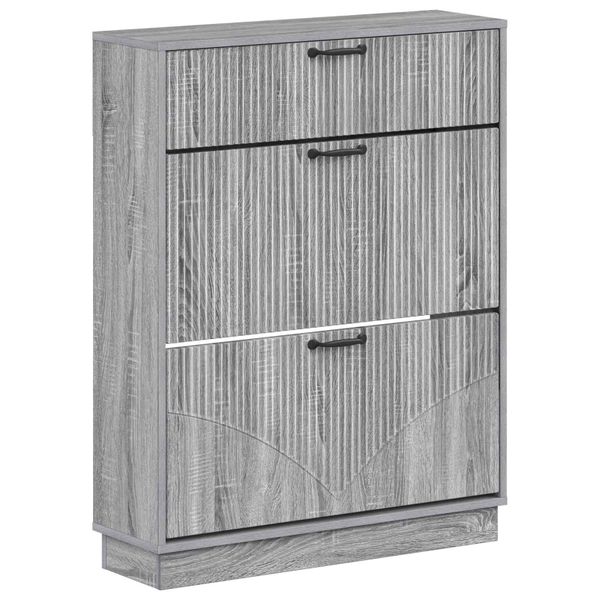 vidaXL Skriňa na topánky HOORN 78 x 24 x 100 cm Kompozitné drevo