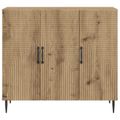 vidaXL Servírovacia skriňa Dub artisan 89 x 34,5 x 80 cm