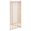vidaXL Skladacia brána pre psa, 3 panely, 150 cm, masívne jedľové drevo