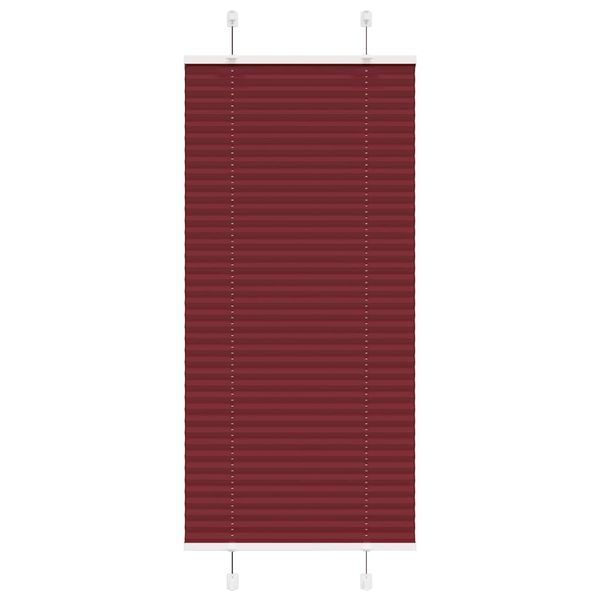 vidaXL plisovaná roleta Bordeaux červená 60x150 cm Šírka látky 59,4 cm