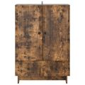 vidaXL Servírovacia skriňa Údený Dub 66 x 34,5 x 95 cm