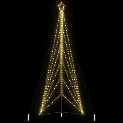 vidaXL LED vianočný stromček 861 LED teplá biela 478 cm