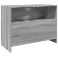 vidaXL Umývadlová skrinka sivý dub sonoma 78x37x59 cm kompozitné drevo