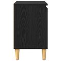 vidaXL Nočný stolík Čierny dub 40 x 30 x 50 cm Kompozitné drevo