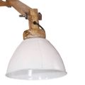 vidaXL Nástenné lampa 25 W biela E27