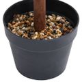 vidaXL Umelý krušpán v tvare gule s kvetináčom zelený 90 cm