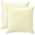 vidaXL Poťah na podložku 2 ks HOUTEN Krémová 70 x 70 cm Polyester