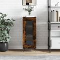 vidaXL Komoda dymový dub 34,5x34x90 cm spracované drevo