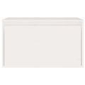 vidaXL Nástenné skrinky biele 60x30x35 cm masívne borovicové drevo