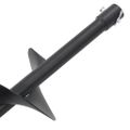 vidaXL Nadstavec na zemný vrták, oceľ 150 mm