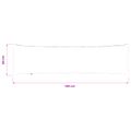 vidaXL Poťah na podložku 2 pcs HEERLEN Antracitová 40 x 145 cm