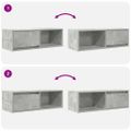 vidaXL TV skrinky 2 ks betónovo sivé 80x31x25,5 cm kompoz.drevo