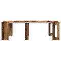 vidaXL Jedálenský stôl 240 x 85 x 75 cm Kompozitné drevo Staré drevo