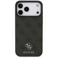 Guess 4G Small Classic Logo MagSafe púzdro pre iPhone 17 Pro Max čierna