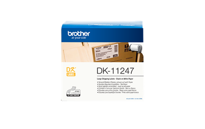 Brother DK-11247 - čierna na biele, 103 mm x 164 mm
